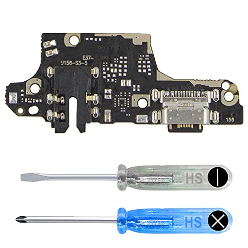 MMOBIEL Conector de Carga Compatible con Xiaomi Poco X3 NFC 2020 - Puerto de Carga - Dock Connector USB C - Audio Jack/Micrófono/Antena Repuesto - Incl Destornilladores