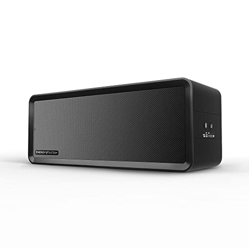 Energy Sistem Music Box 9+ - Altavoz portátil inalámbrico Bluetooth (Bluetooth, True Wireless Stereo, Manos Libres, 50 W, MP3 USB, microSD, Radio FM) - Negro