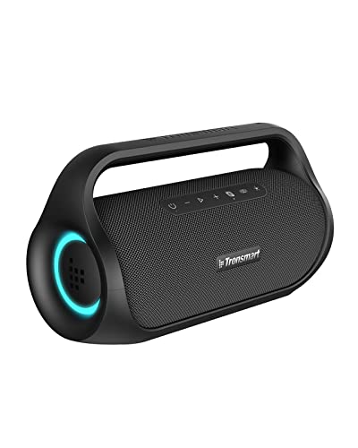 Tronsmart Altavoz Bluetooth Potente 50W con Sonido Estéreo, Bluetooth 5.3, Waterproof IPX6, 15H de Reproducción, Altavoz Portátil inalámbrica con Powerbank y NFC para Hogar, Fiesta, Viaje